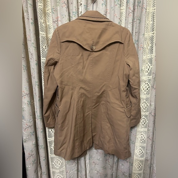 Anthropologie Jade Melody Tam Double Breasted Brown Riding Jacket Size Medium - Picture 7 of 7